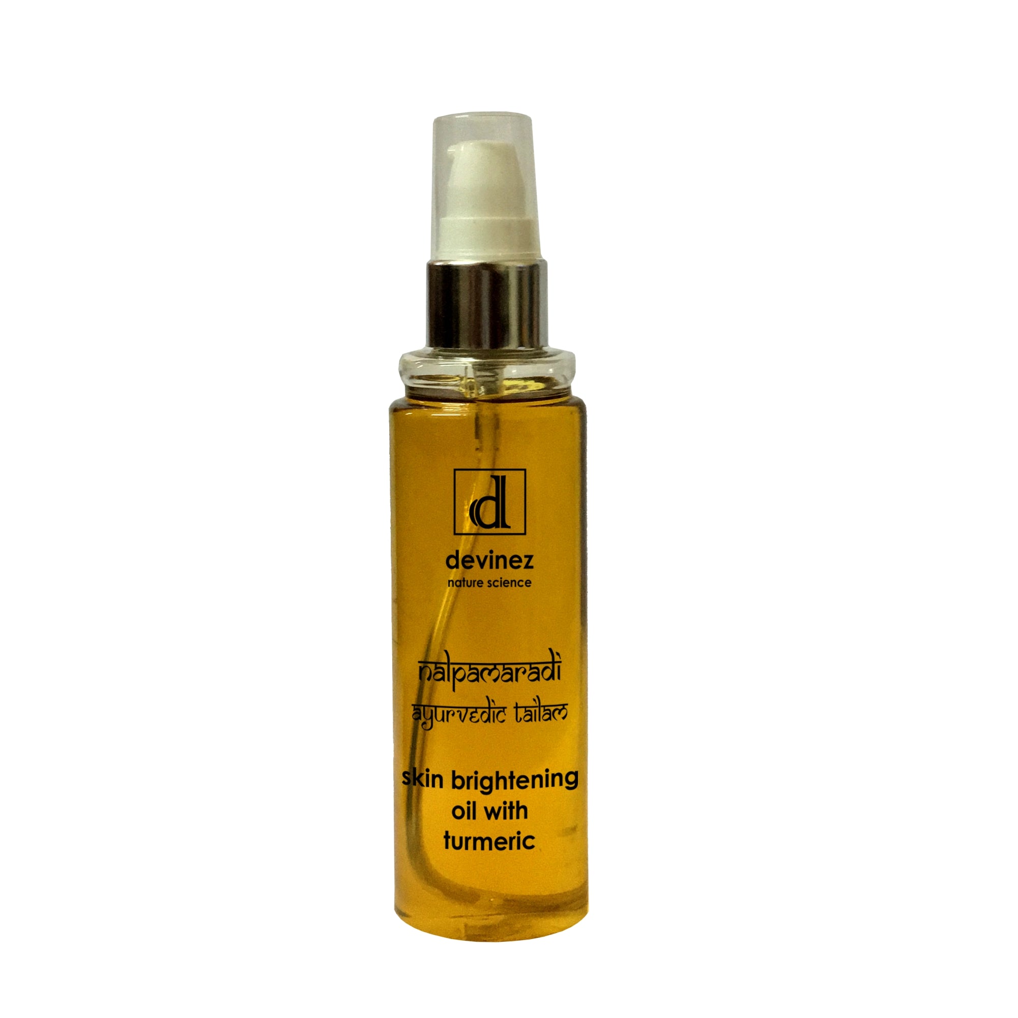 Devinez Natural Science Ayurvedic Nalpamaradi Thailam Skin Brightening Oil with Turmeric Repairs pigmentation Brightens dull skin De tans and